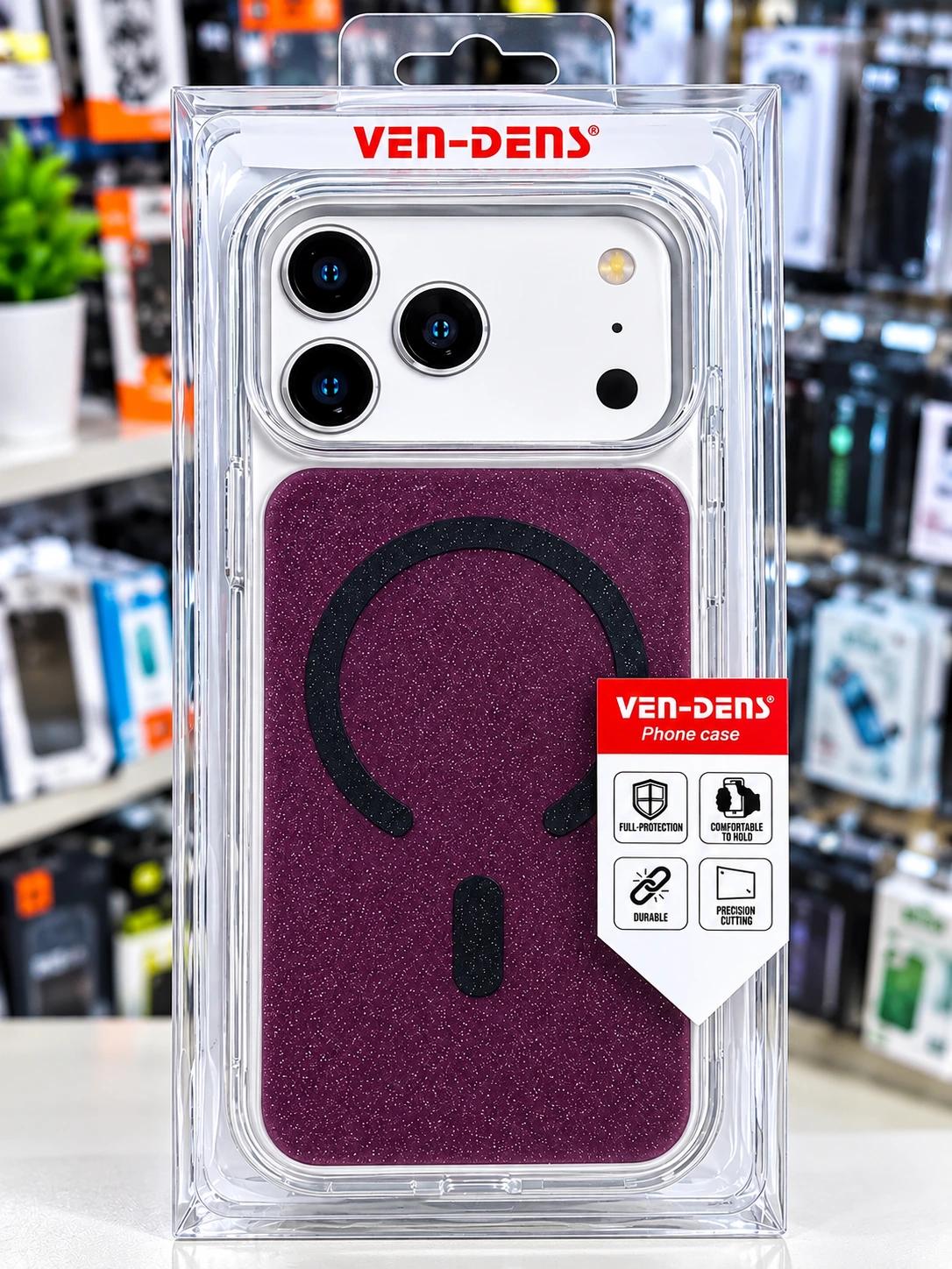VEN-DENS Glitter Magnetic Protective Case for iPhone 18 Pro Max